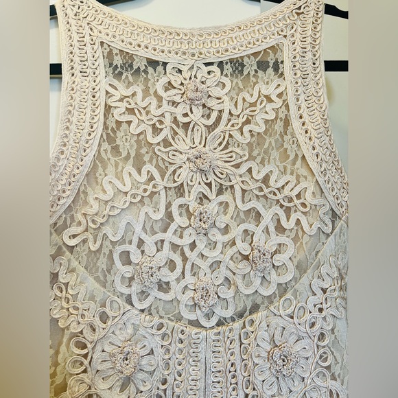 Sue Wong NOCTURNE Sleeveless champagne dress Size 0 - Picture 9 of 11